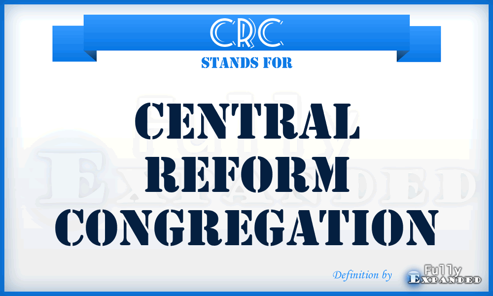 CRC - Central Reform Congregation