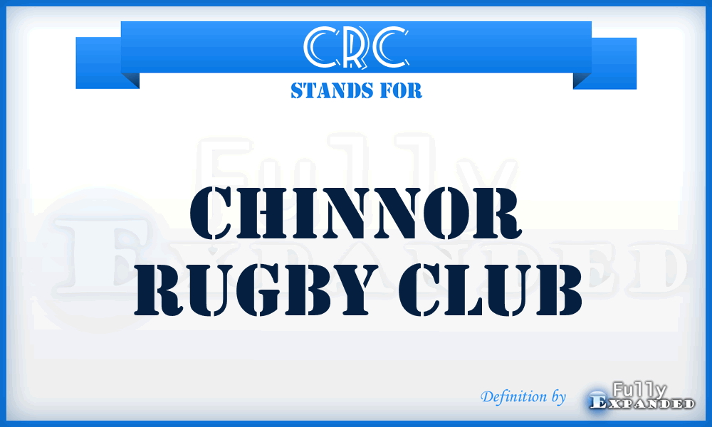 CRC - Chinnor Rugby Club