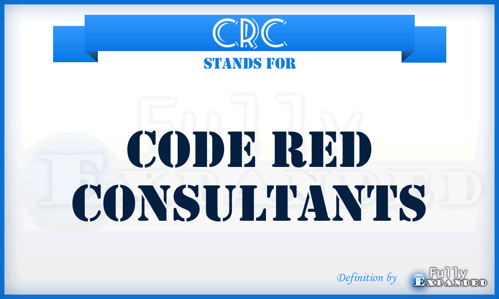 CRC - Code Red Consultants