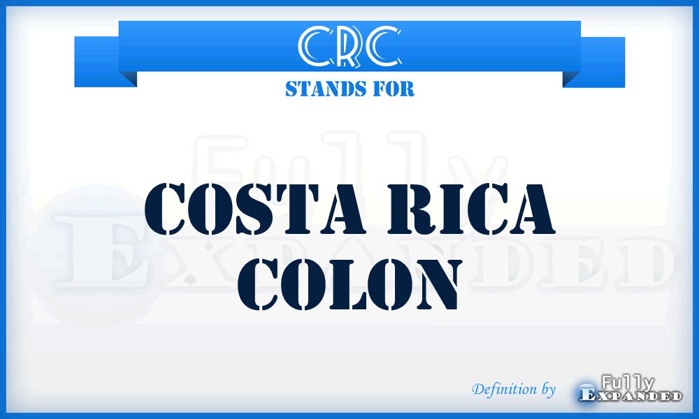 CRC - Costa Rica Colon