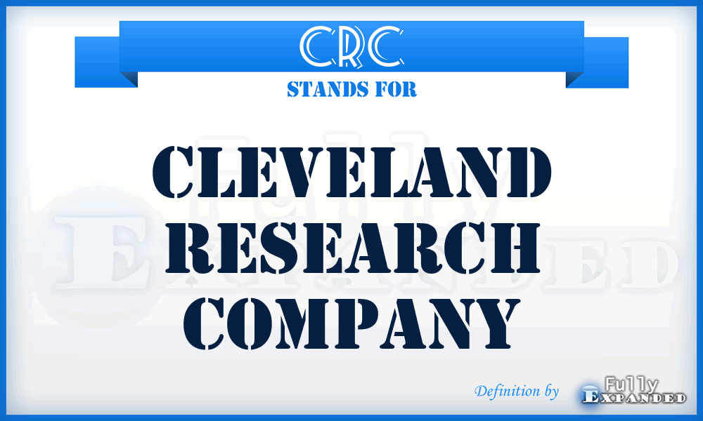CRC - Cleveland Research Company