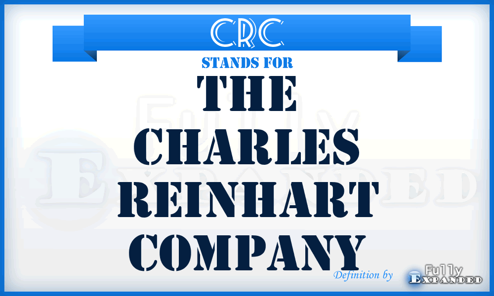CRC - The Charles Reinhart Company