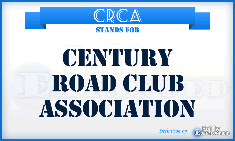 CRCA - Century Road Club Association