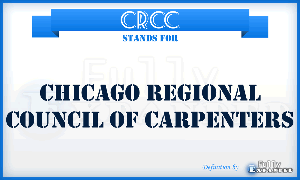 CRCC - Chicago Regional Council of Carpenters