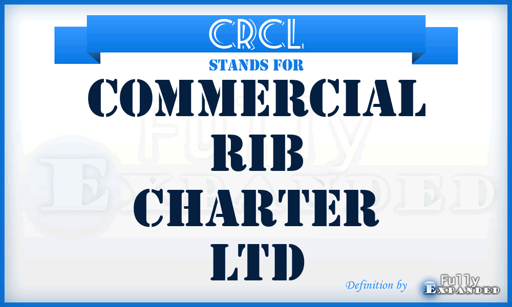 CRCL - Commercial Rib Charter Ltd
