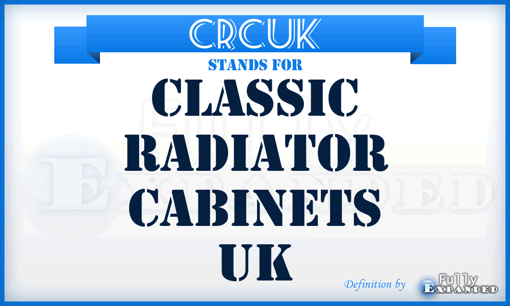 CRCUK - Classic Radiator Cabinets UK