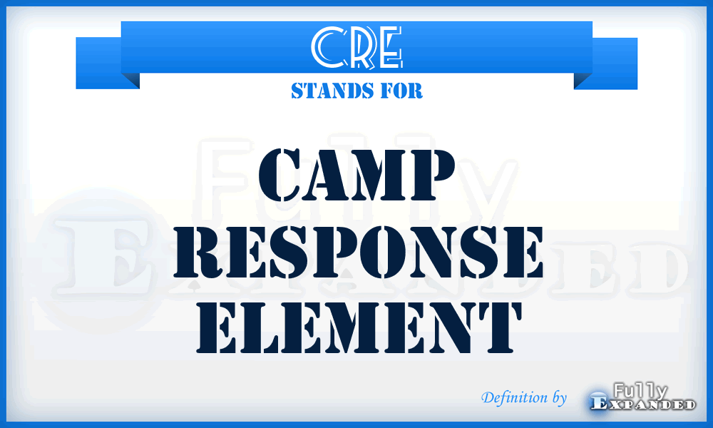 CRE - Camp Response Element