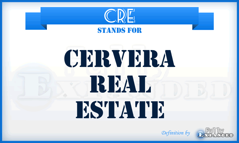 CRE - Cervera Real Estate