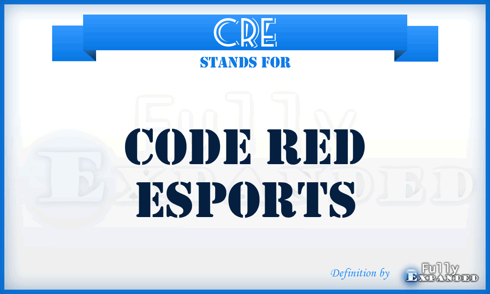 CRE - Code Red Esports