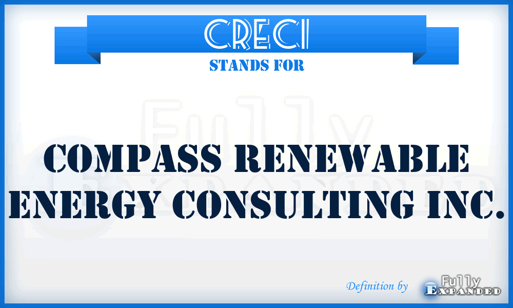 CRECI - Compass Renewable Energy Consulting Inc.