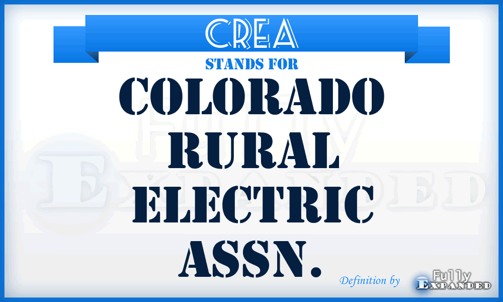CREA - Colorado Rural Electric Assn.