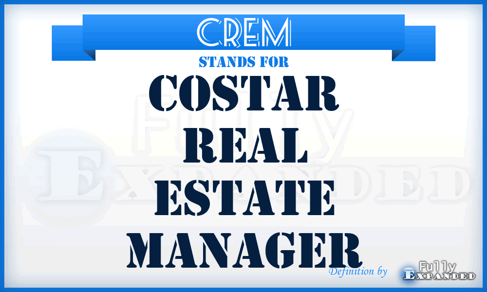 CREM - Costar Real Estate Manager