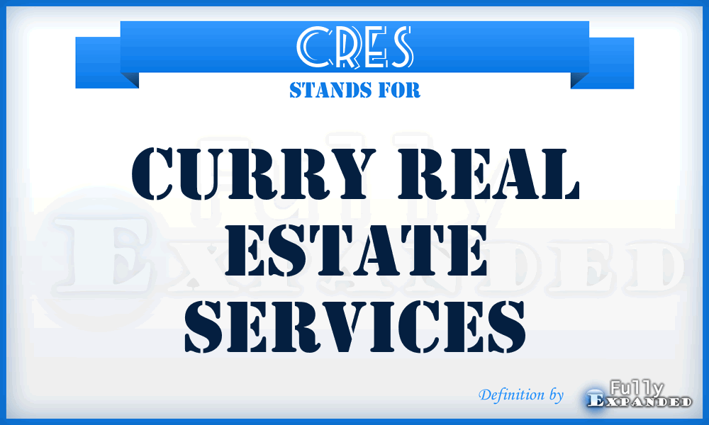 CRES - Curry Real Estate Services