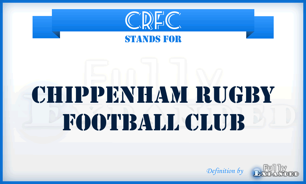 CRFC - Chippenham Rugby Football Club