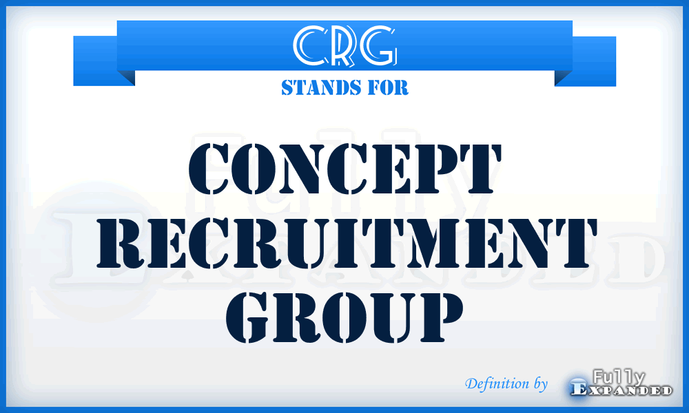 CRG - Concept Recruitment Group