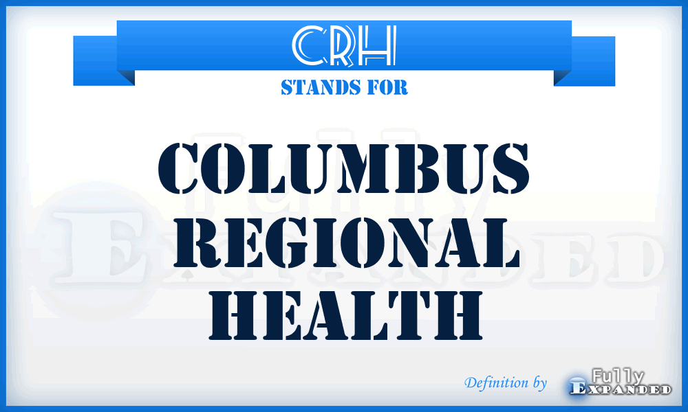 CRH - Columbus Regional Health