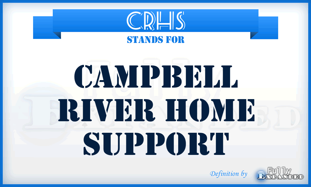 CRHS - Campbell River Home Support