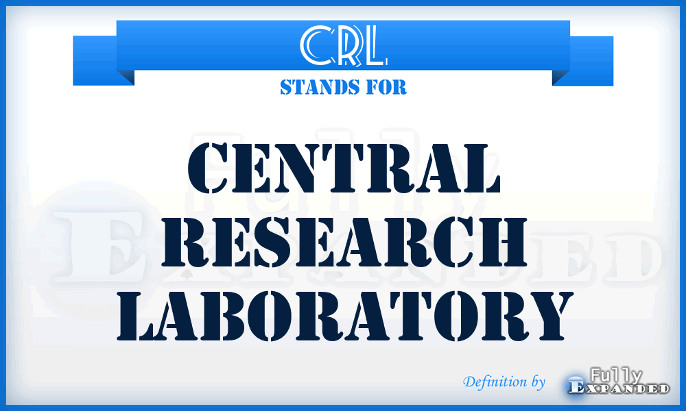 CRL - Central Research Laboratory