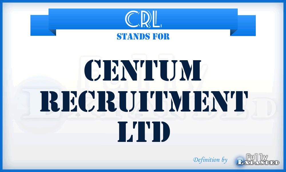 CRL - Centum Recruitment Ltd