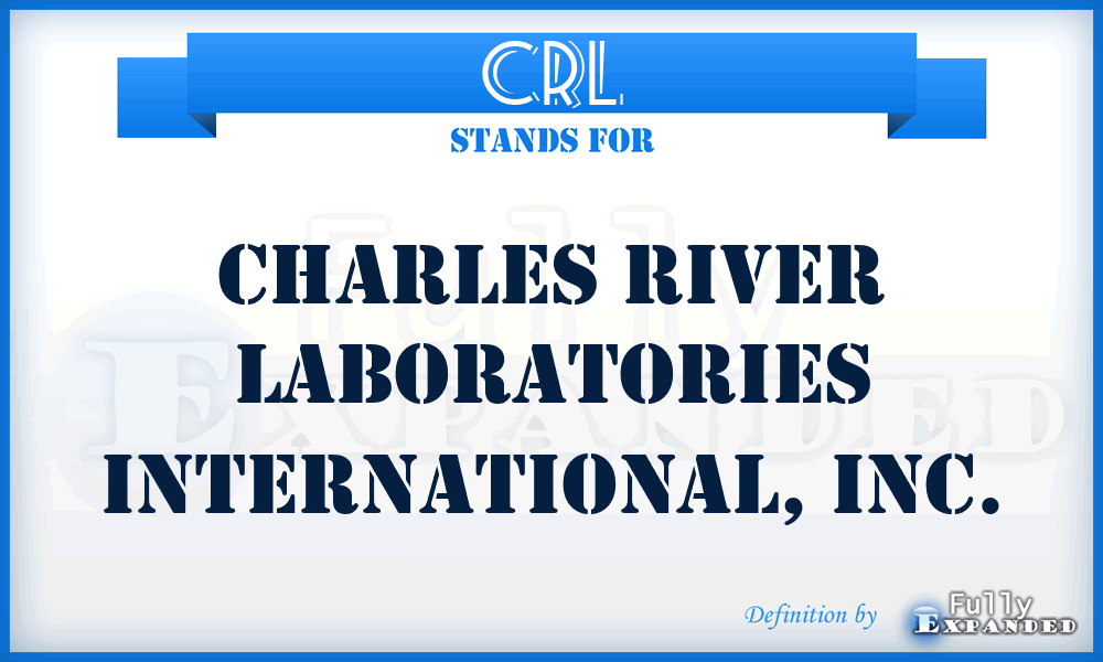 CRL - Charles River Laboratories International, Inc.