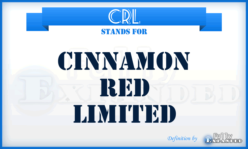 CRL - Cinnamon Red Limited