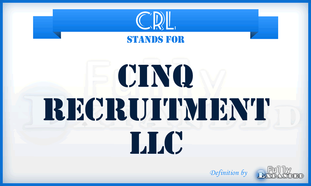 CRL - Cinq Recruitment LLC