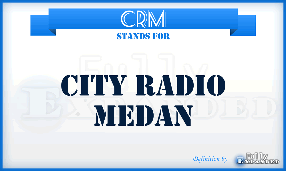 CRM - City Radio Medan