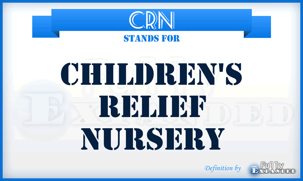 CRN - Children's Relief Nursery