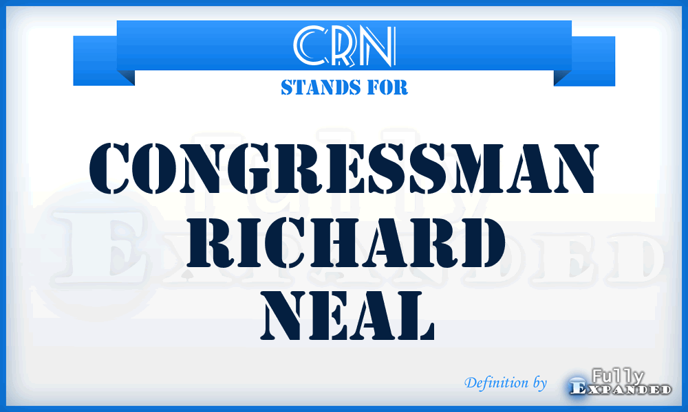 CRN - Congressman Richard Neal