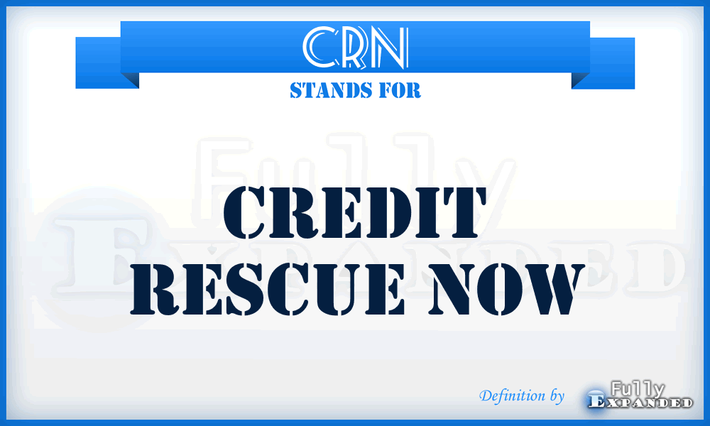 CRN - Credit Rescue Now