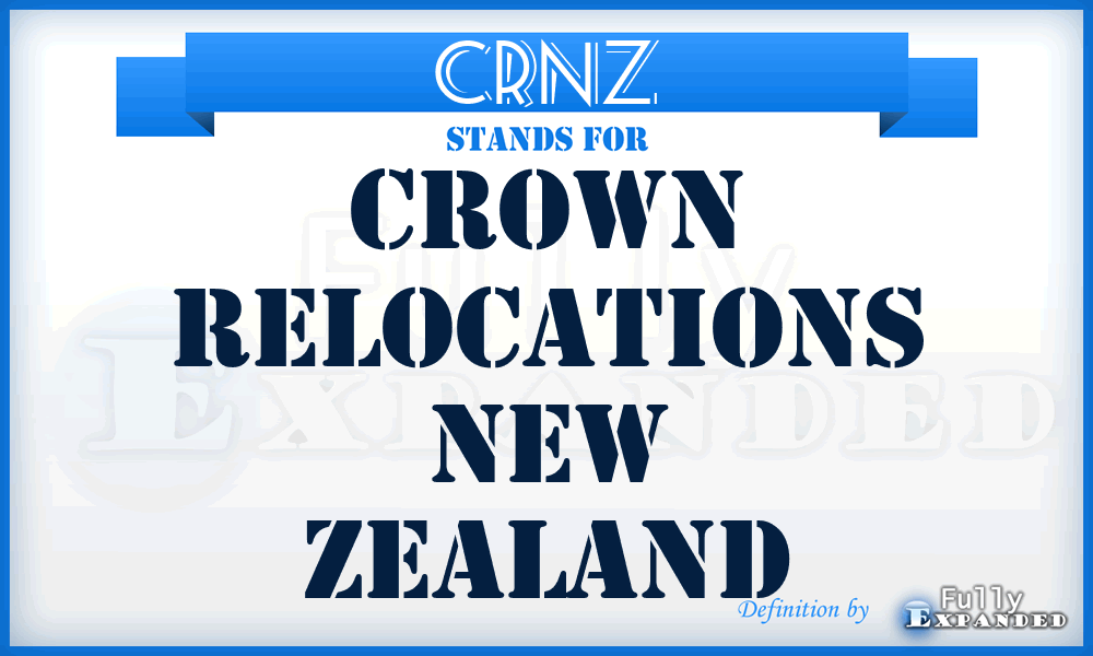 CRNZ - Crown Relocations New Zealand