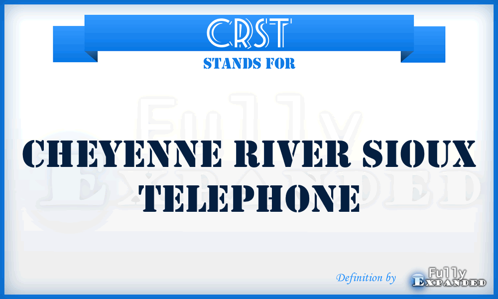 CRST - Cheyenne River Sioux Telephone