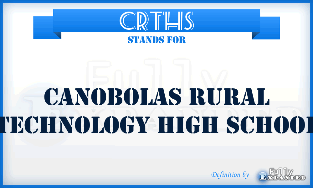 CRTHS - Canobolas Rural Technology High School