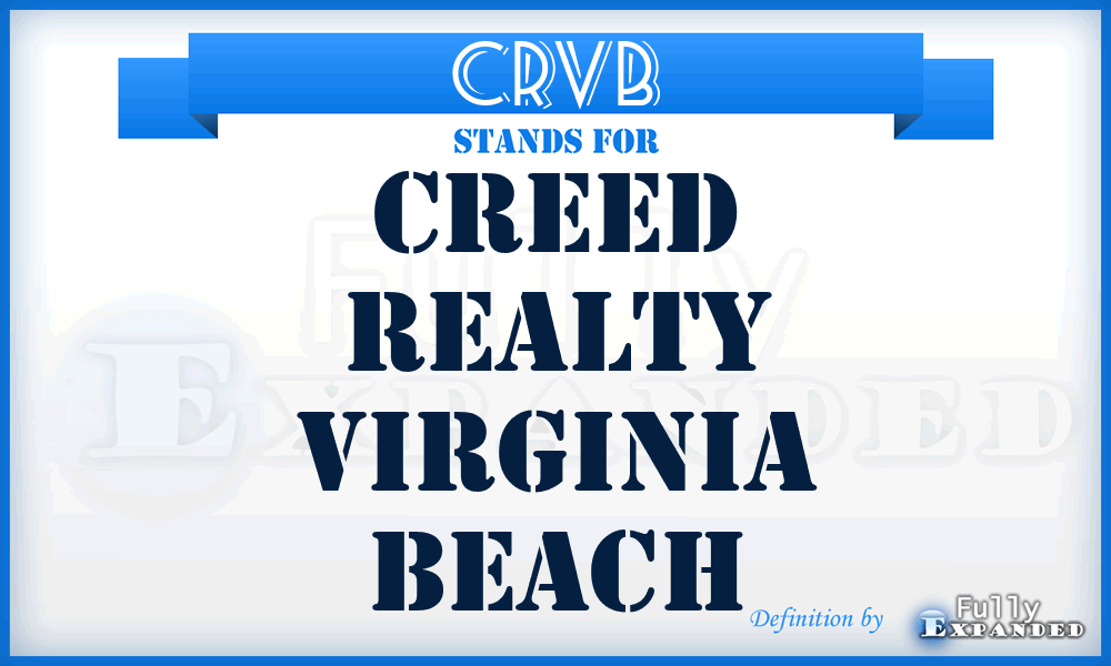 CRVB - Creed Realty Virginia Beach