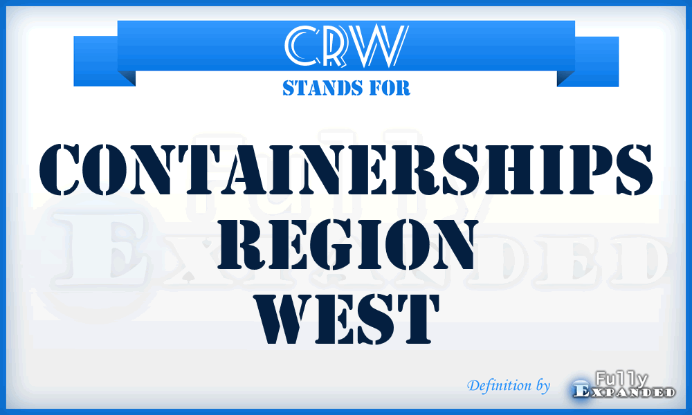 CRW - Containerships Region West