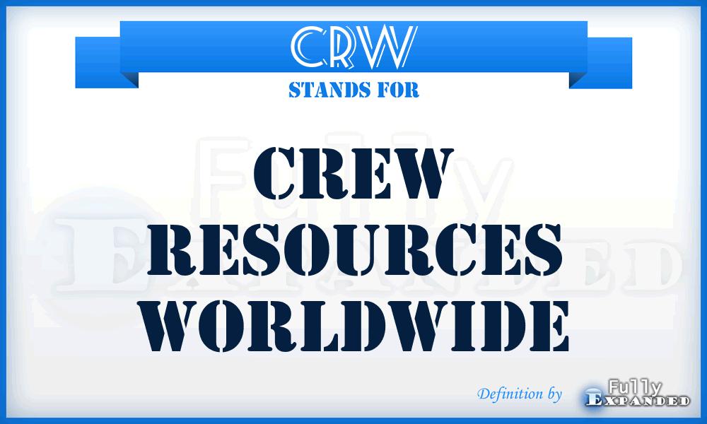 CRW - Crew Resources Worldwide
