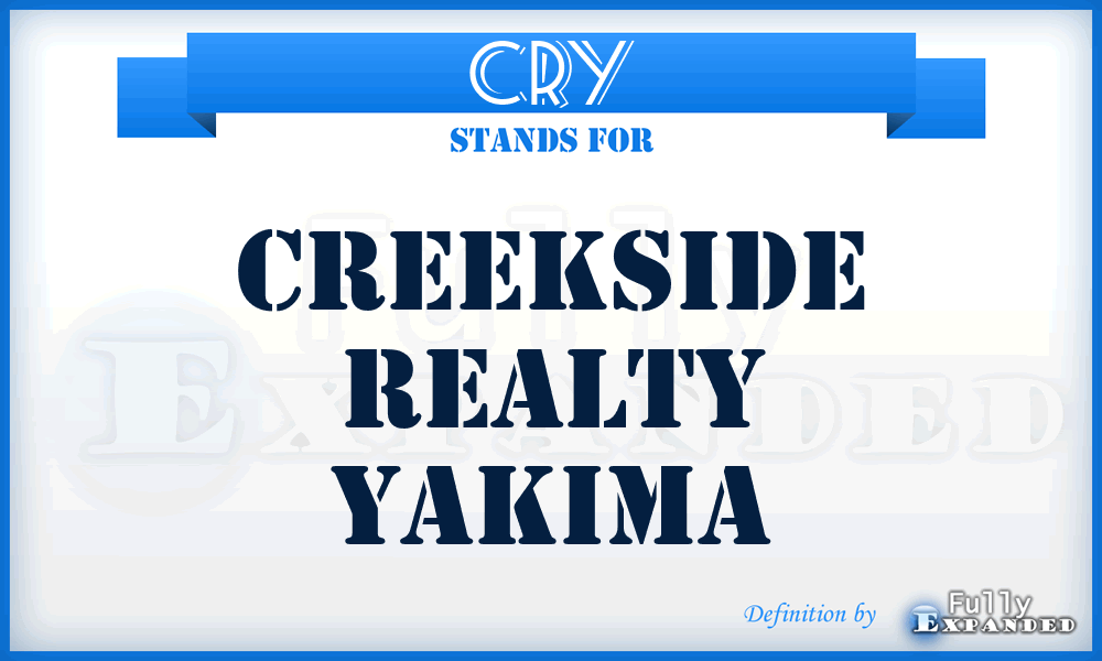 CRY - Creekside Realty Yakima