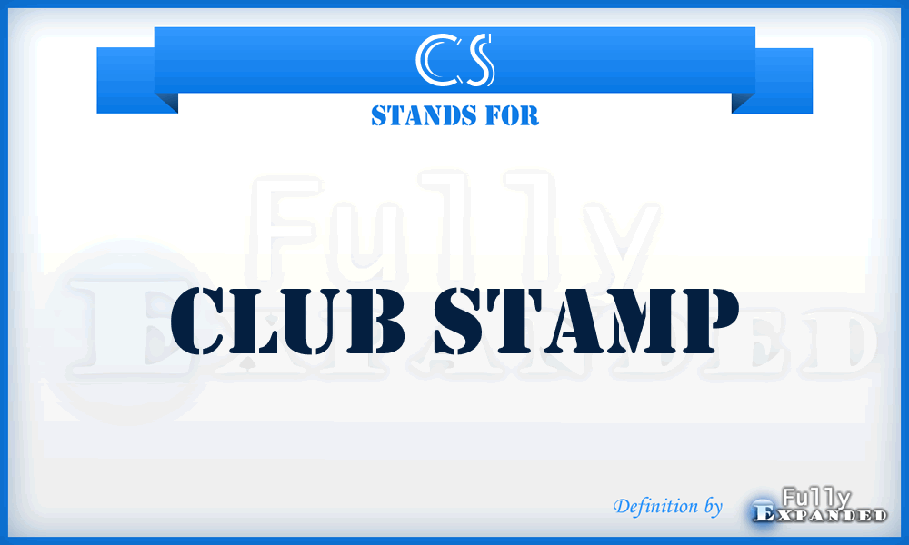 CS - Club Stamp