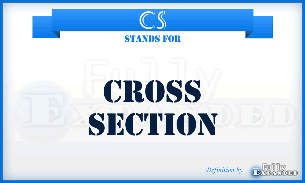 CS - Cross Section