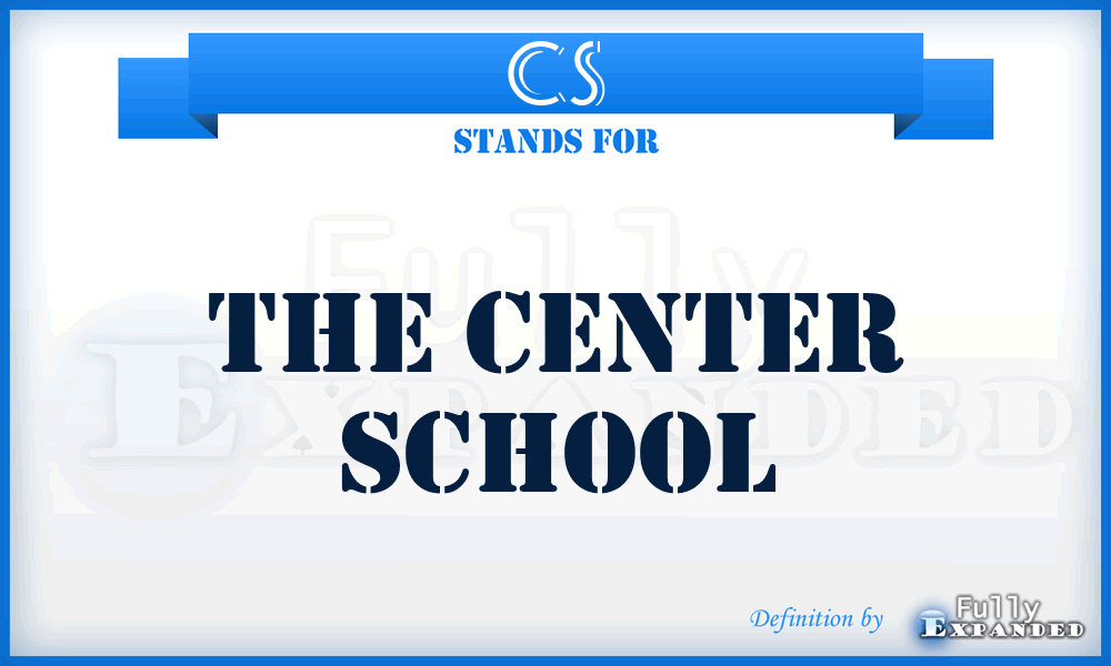 CS - The Center School