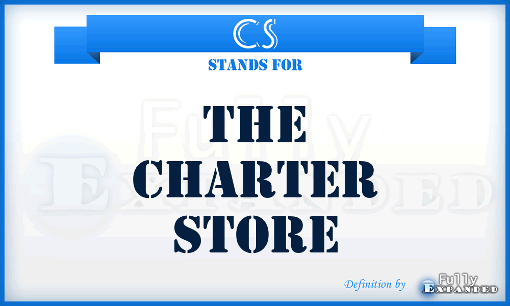 CS - The Charter Store