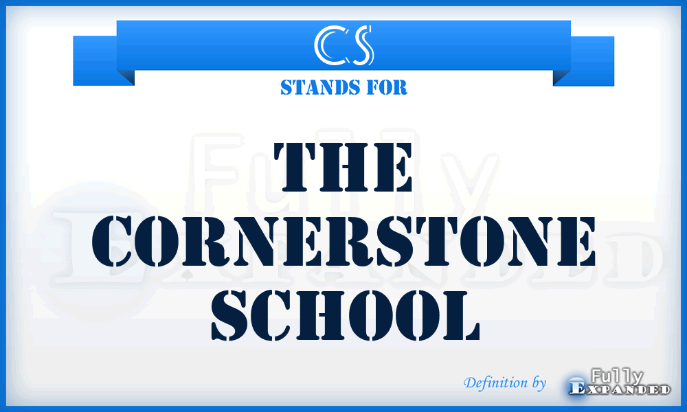 CS - The Cornerstone School