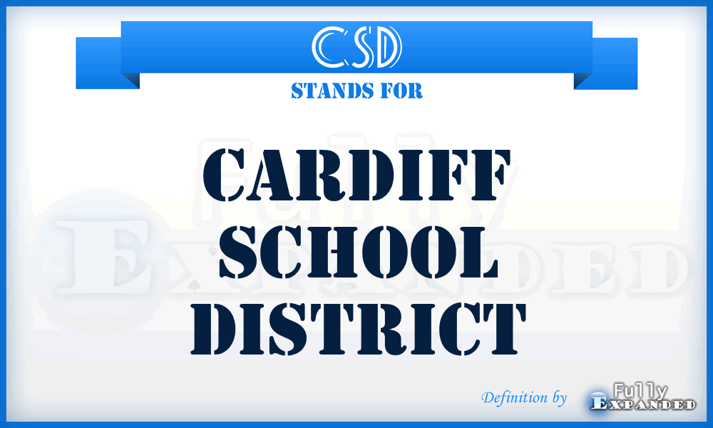 CSD - Cardiff School District