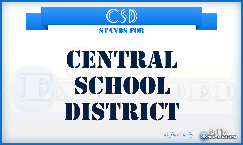 CSD - Central School District
