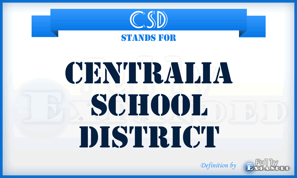 CSD - Centralia School District