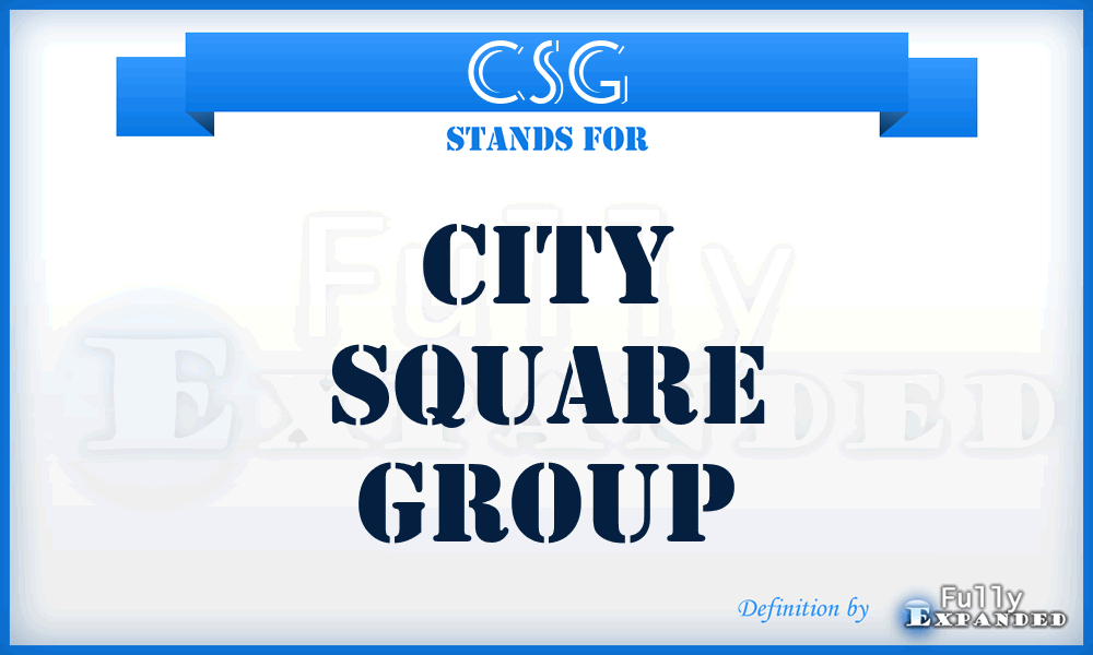 CSG - City Square Group