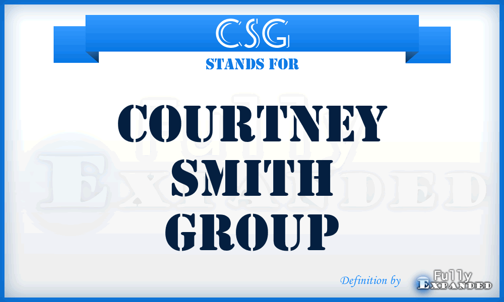 CSG - Courtney Smith Group