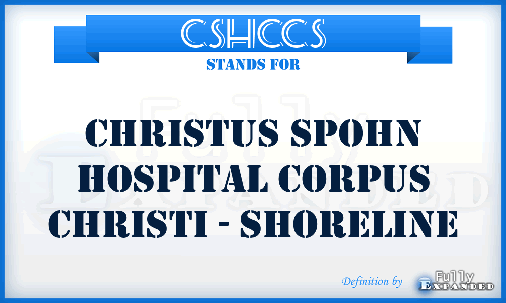CSHCCS - Christus Spohn Hospital Corpus Christi - Shoreline