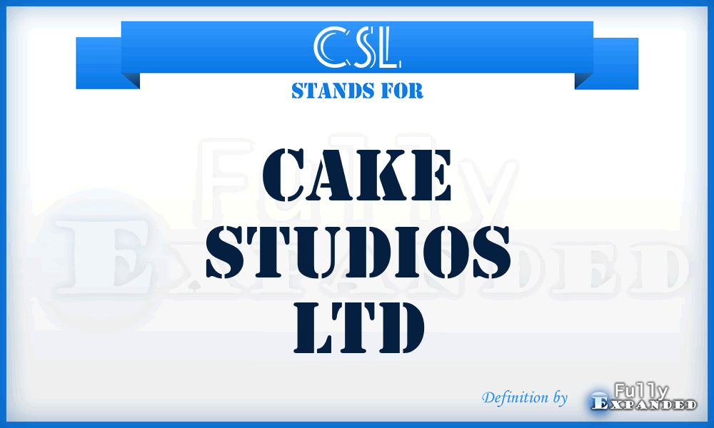 CSL - Cake Studios Ltd