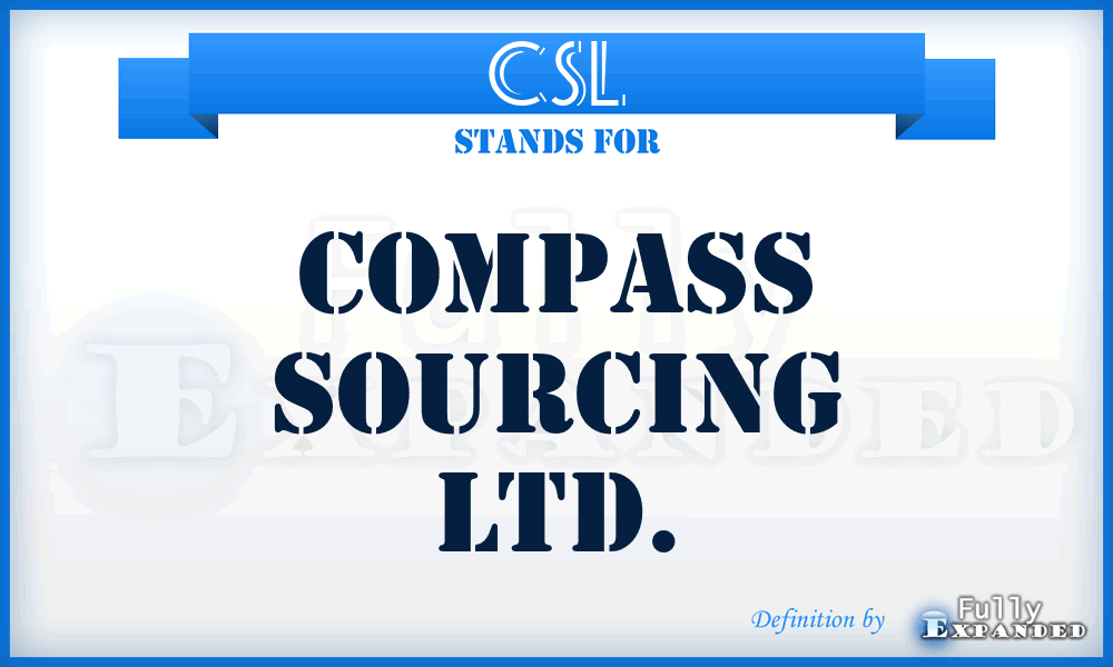 CSL - Compass Sourcing Ltd.